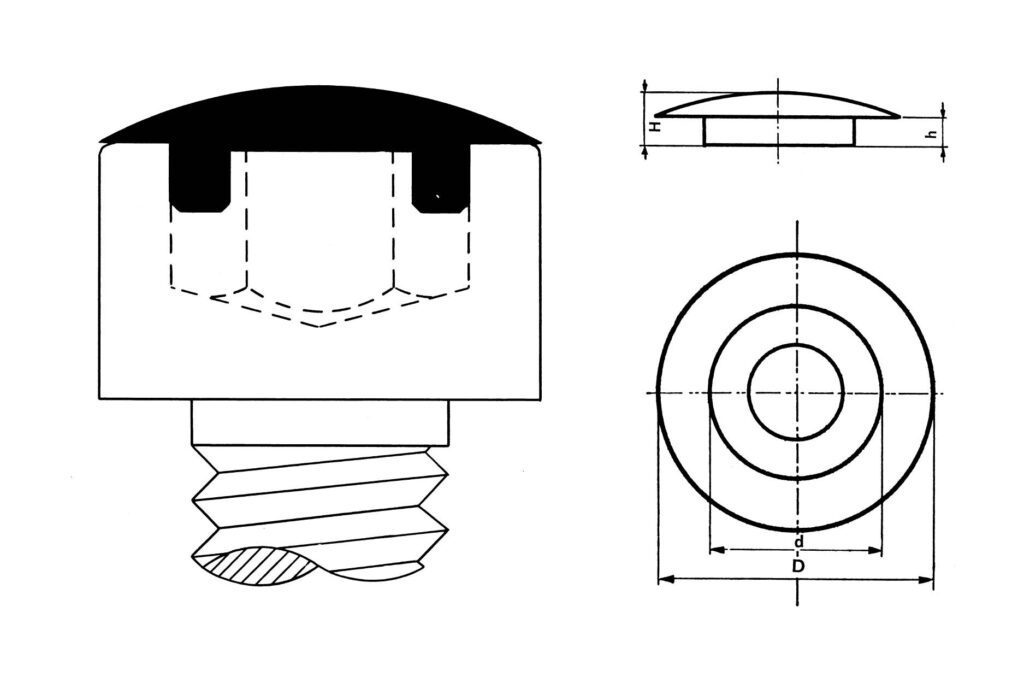 Dubo - KORREX protective caps for socket screws